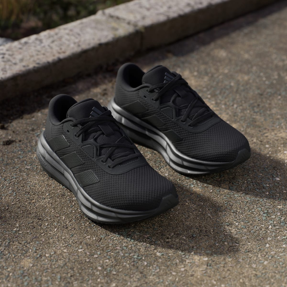 Adidas Women's Galaxy 7 Running Shoes - Core Black / Core Black / Carbon - Image 8
