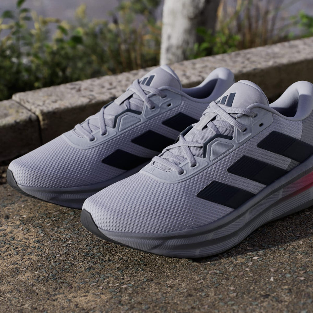 Adidas Men's Galaxy 7 Running Shoes - Halo Silver / Aurora Ink / Grey - Image 11