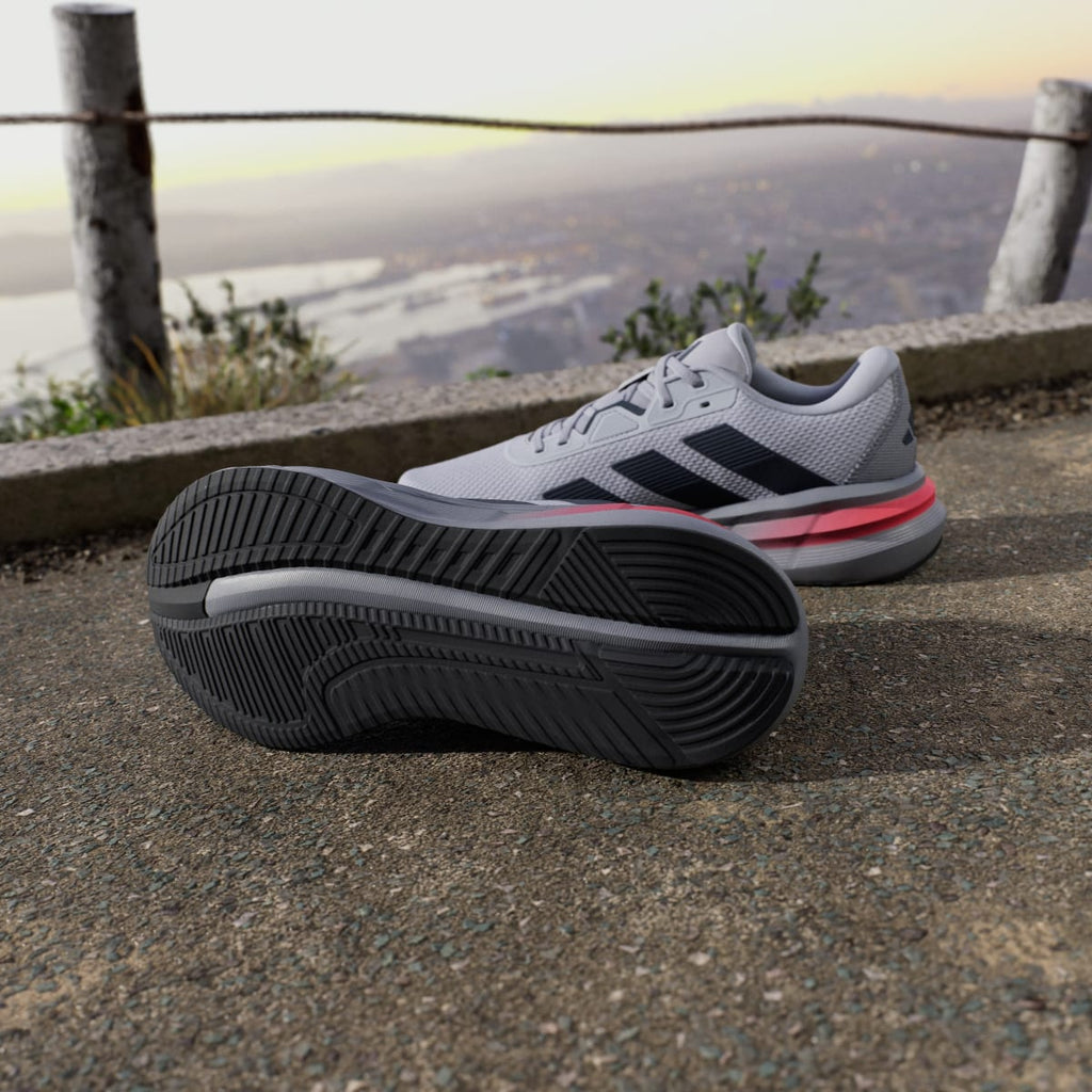 Adidas Men's Galaxy 7 Running Shoes - Halo Silver / Aurora Ink / Grey - Image 4