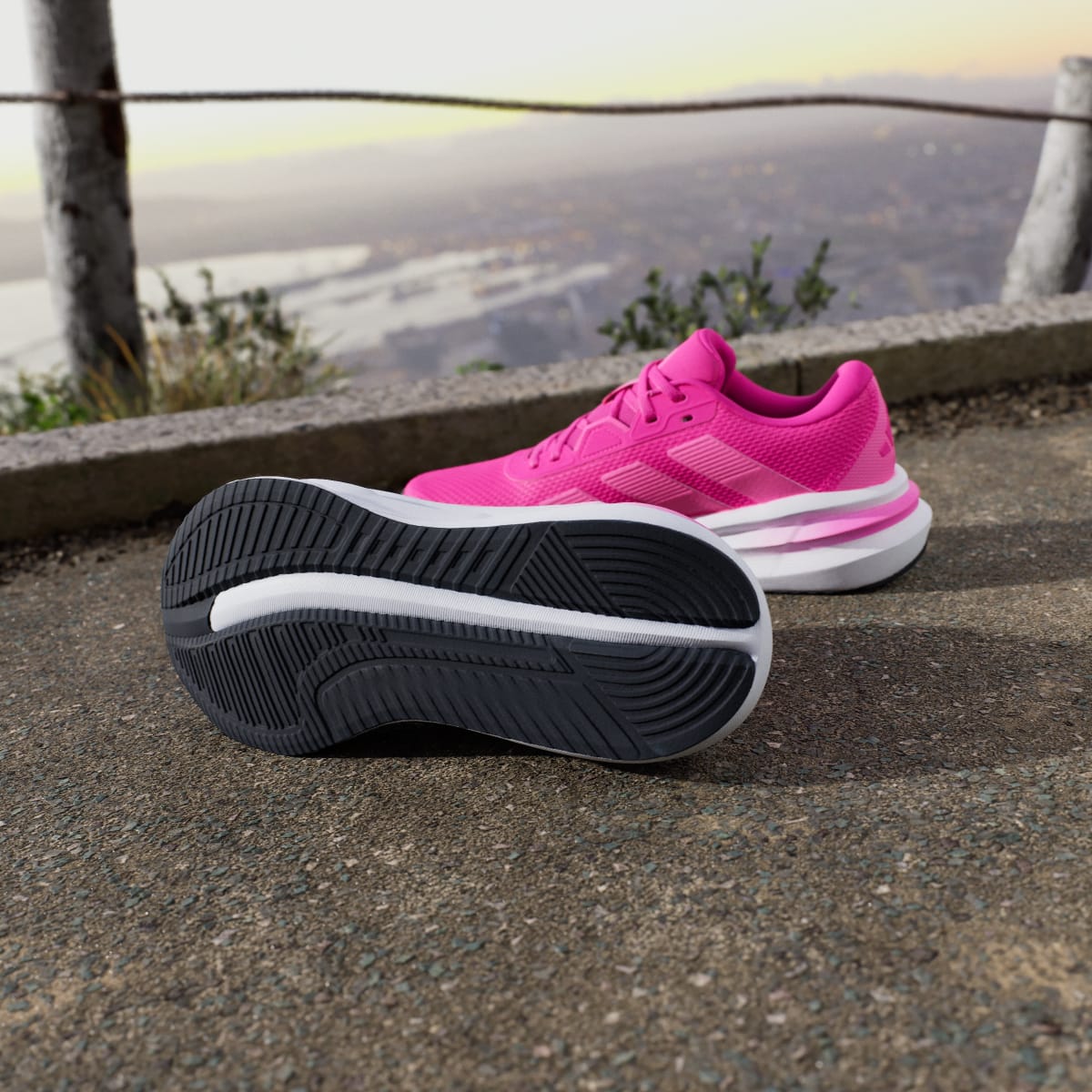 Adidas Women's Galaxy 7 Running Shoes - Shock Pink / Lucid Pink / Shock Pink - Image 4