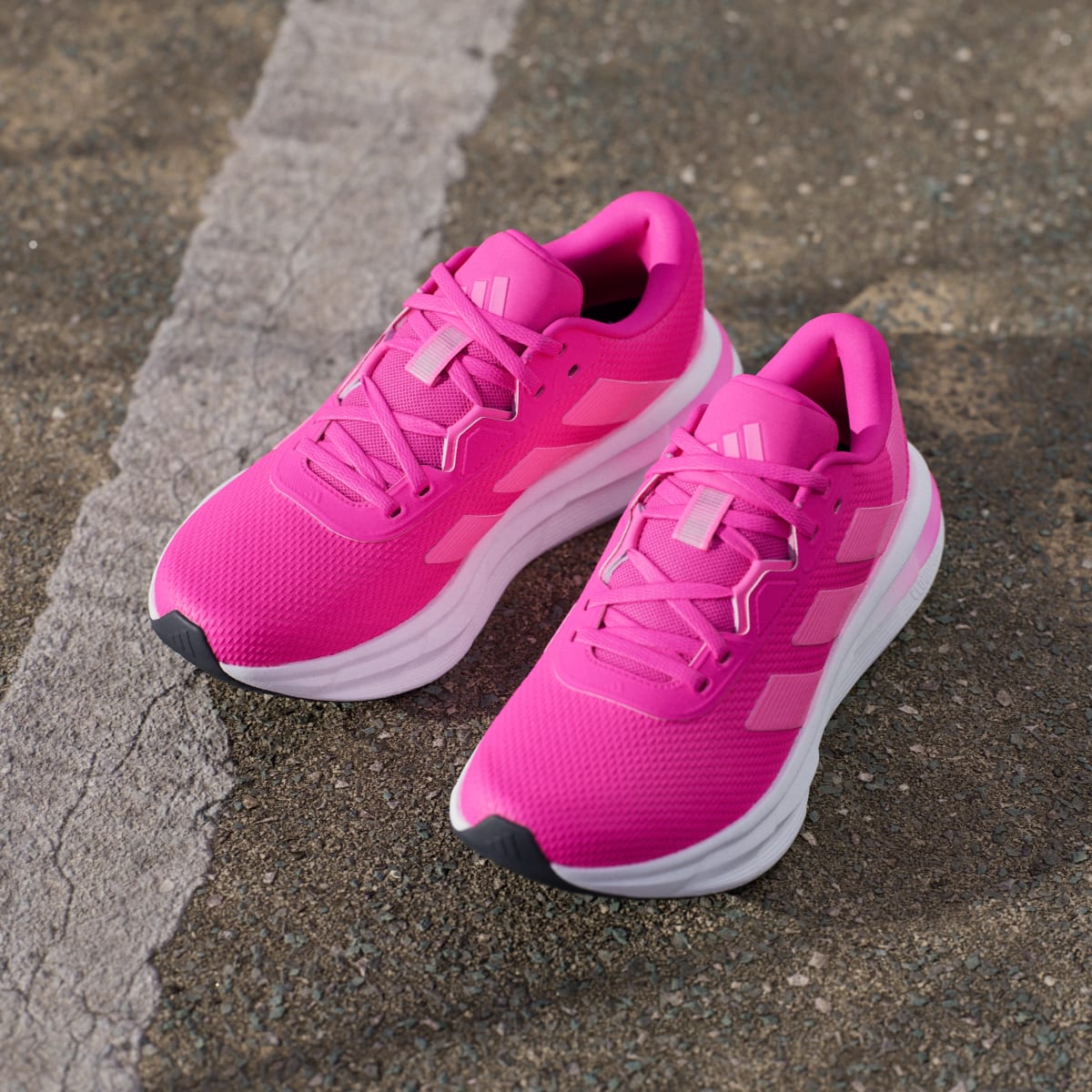 Adidas Women's Galaxy 7 Running Shoes - Shock Pink / Lucid Pink / Shock Pink - Image 5