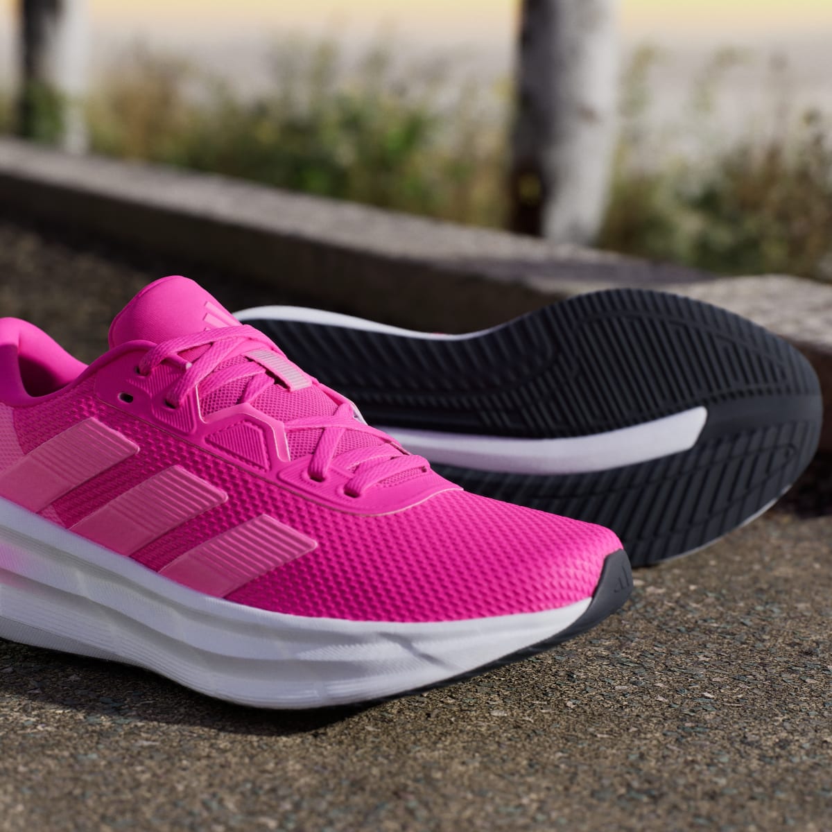 Adidas Women's Galaxy 7 Running Shoes - Shock Pink / Lucid Pink / Shock Pink - Image 9