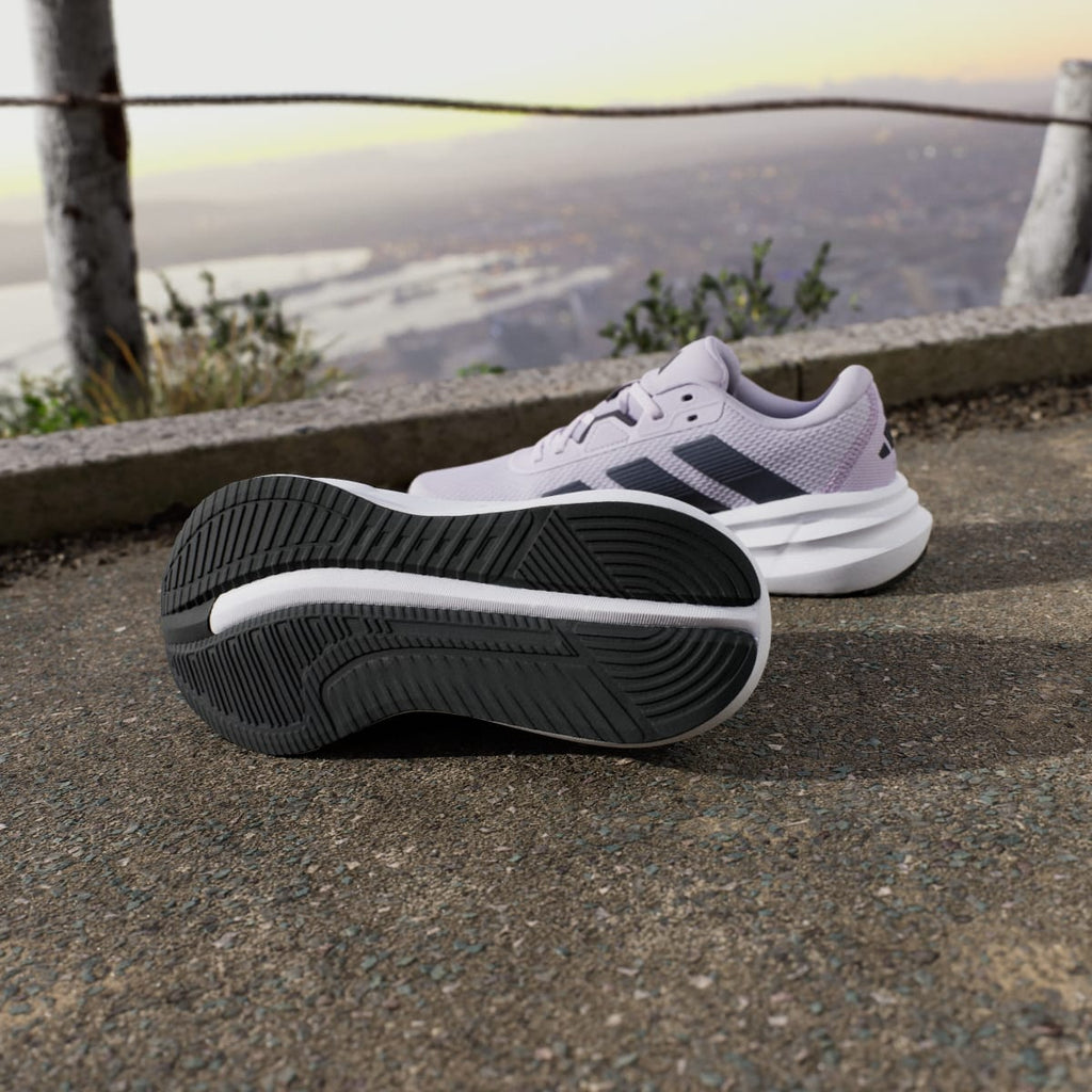 Adidas Women's Galaxy 7 Running Shoes - Purple Tint / Aurora Black / Cloud White - Image 4