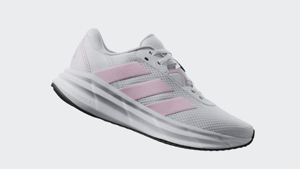 Adidas Women's Galaxy 7 Running Shoes - Cloud White / Clear Pink / Core Black - Image 2
