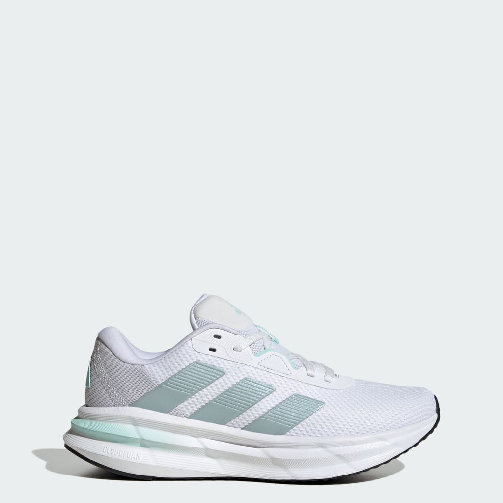 Adidas Women's Galaxy 7 Running Shoes - Cloud White / Magic Grey Met / Semi Flash Aqua - Image 1