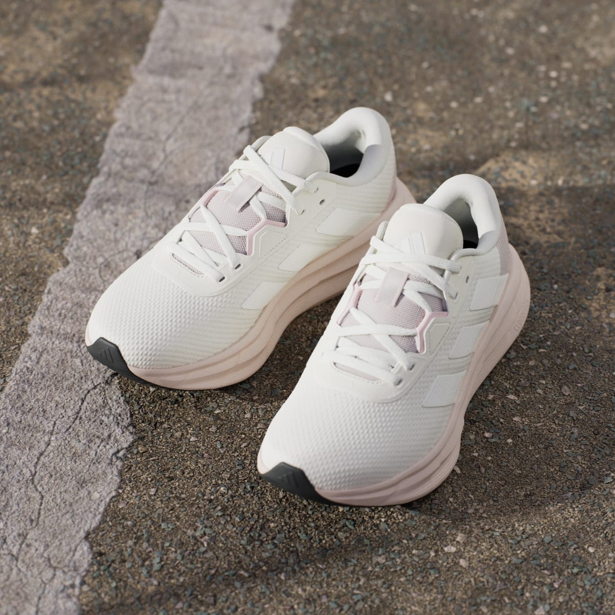 Adidas Women's Galaxy 7 Running Shoes - Off White / Core White / Putty Mauve - Image 5