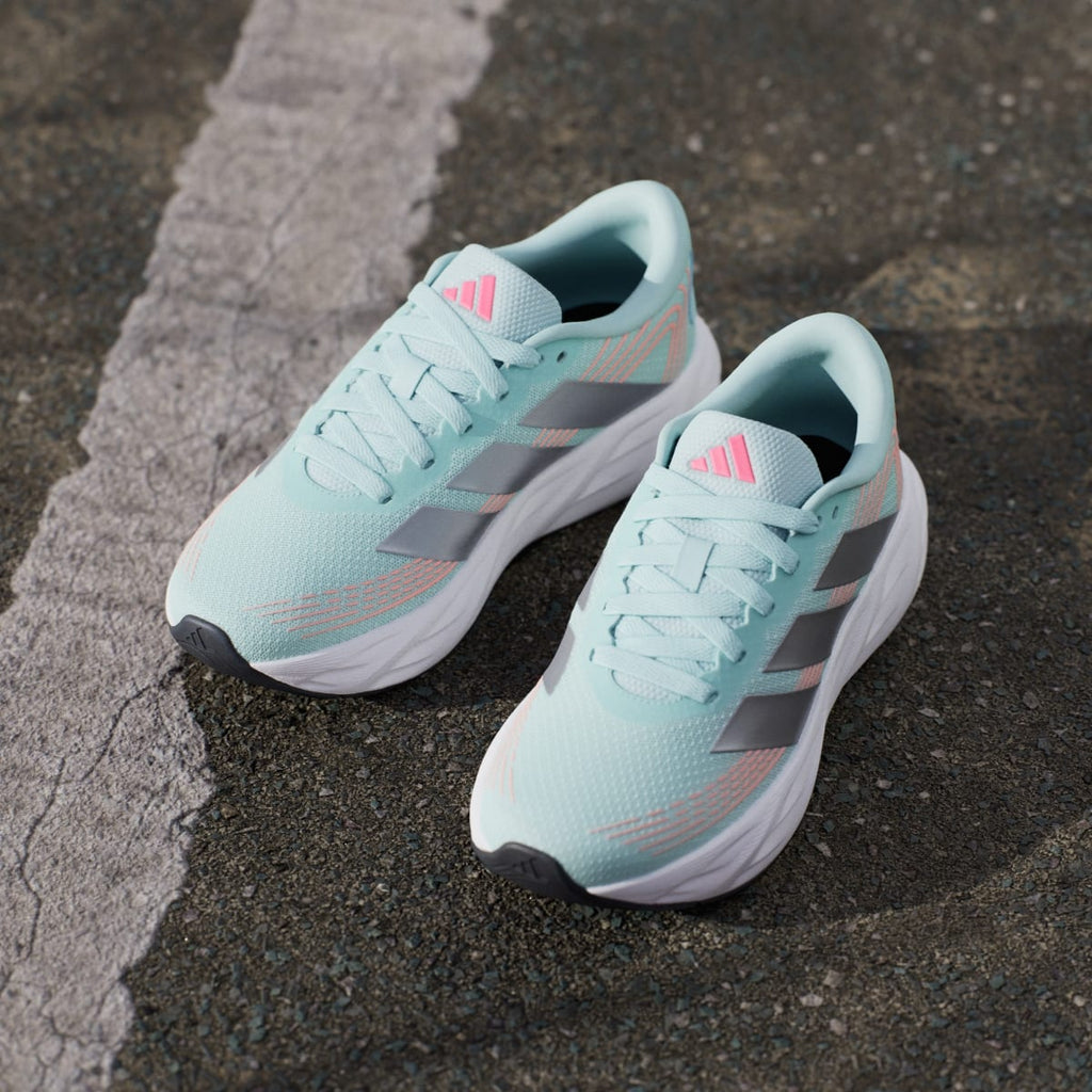 Adidas Kids' Galaxy 8 Junior Shoes - Semi Flash Aqua / Tech Grey Metallic / Frozen Turbo - Image 5