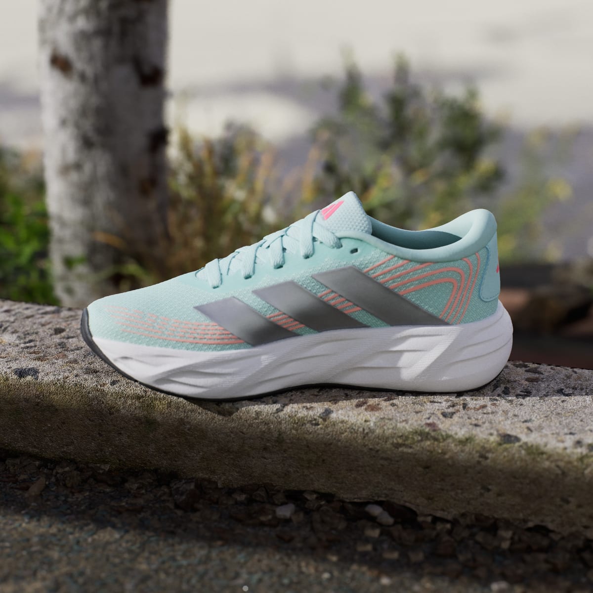 Adidas Kids' Galaxy 8 Junior Shoes - Semi Flash Aqua / Tech Grey Metallic / Frozen Turbo - Image 7