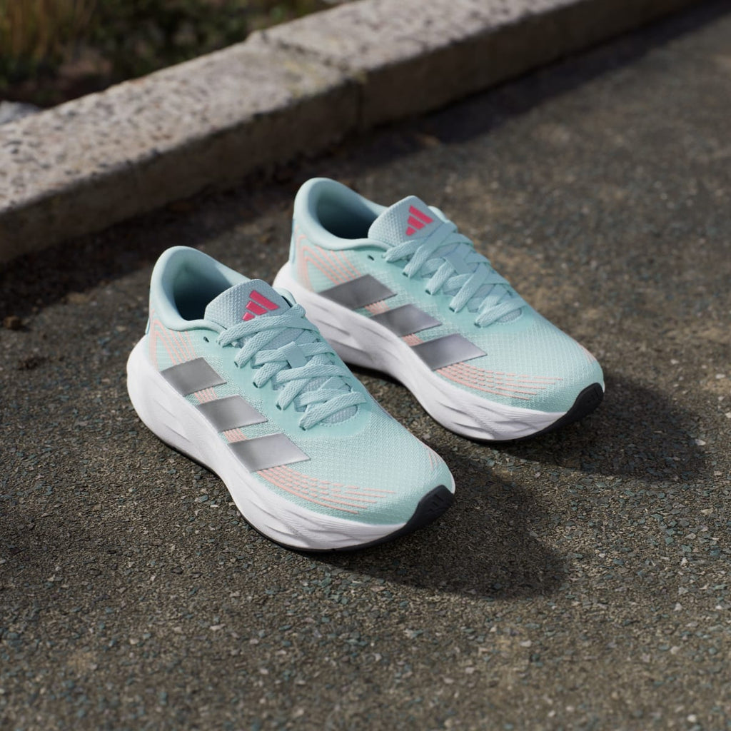 Adidas Kids' Galaxy 8 Junior Shoes - Semi Flash Aqua / Tech Grey Metallic / Frozen Turbo - Image 8