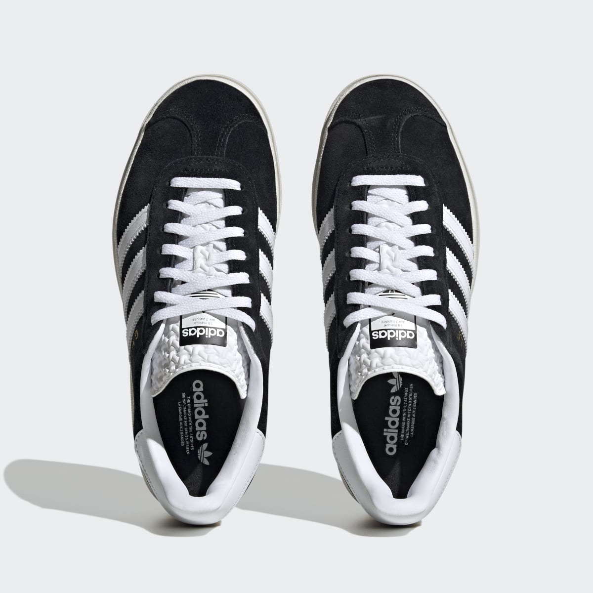 Adidas Women's Gazelle Bold Shoes - Core Black / Cloud White / Core White - Image 4