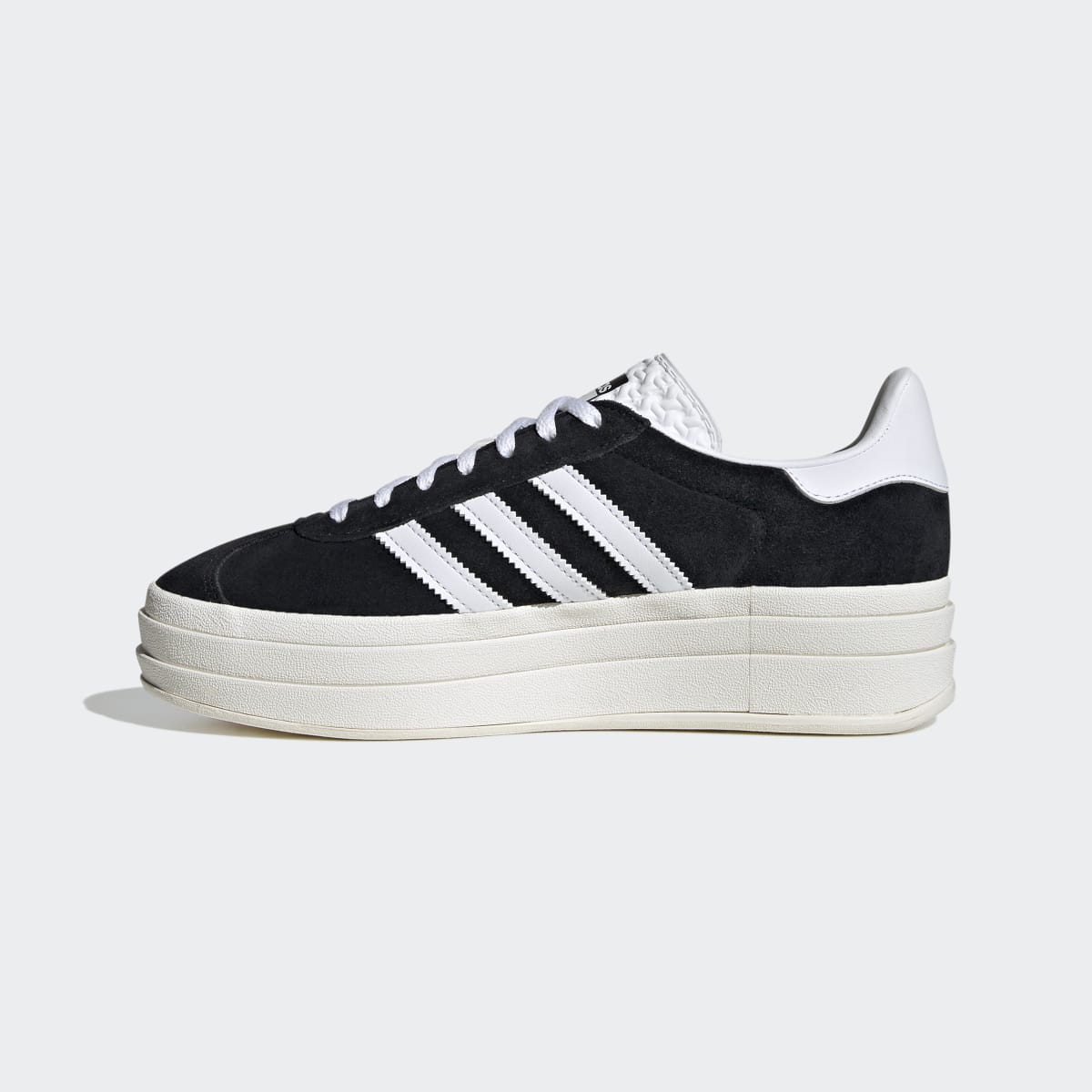 Adidas Women's Gazelle Bold Shoes - Core Black / Cloud White / Core White - Image 10