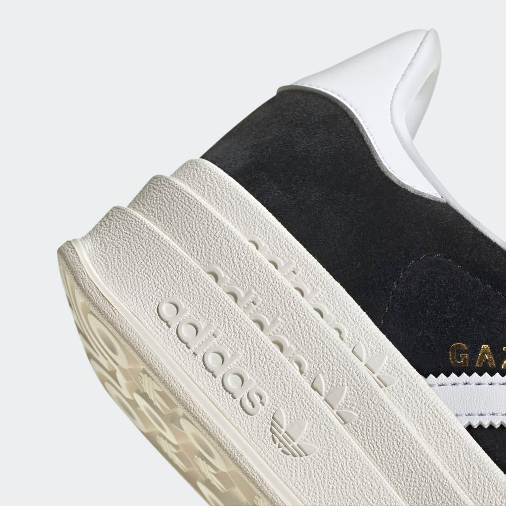 Adidas Women's Gazelle Bold Shoes - Core Black / Cloud White / Core White - Image 15