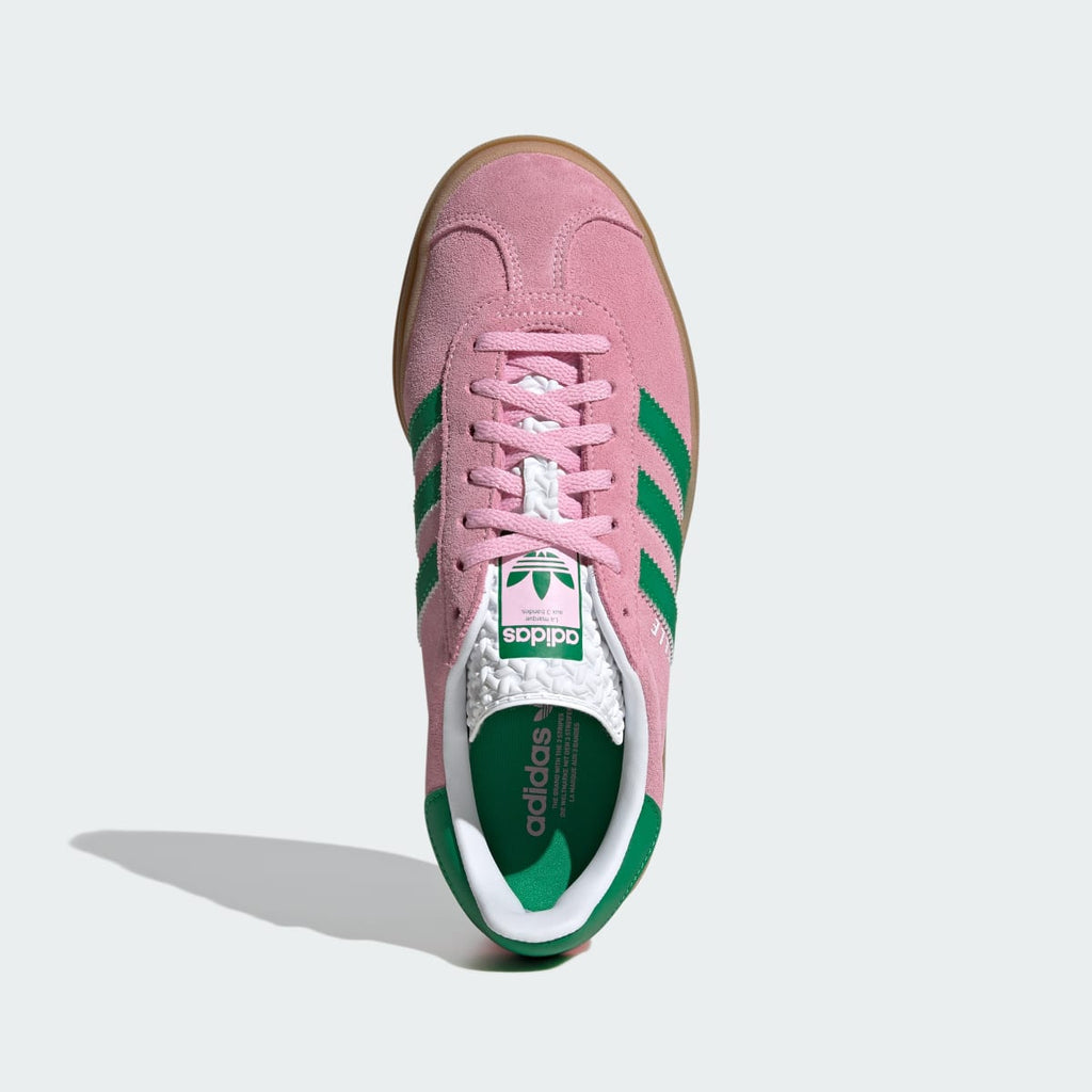 Adidas Women's Gazelle Bold Shoes - True Pink / Green / Cloud White - Image 5