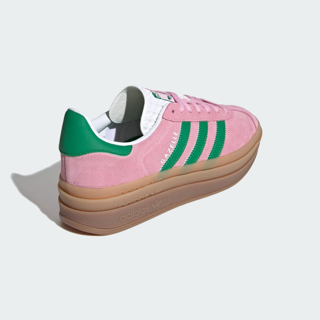 Adidas Women's Gazelle Bold Shoes - True Pink / Green / Cloud White - Image 8