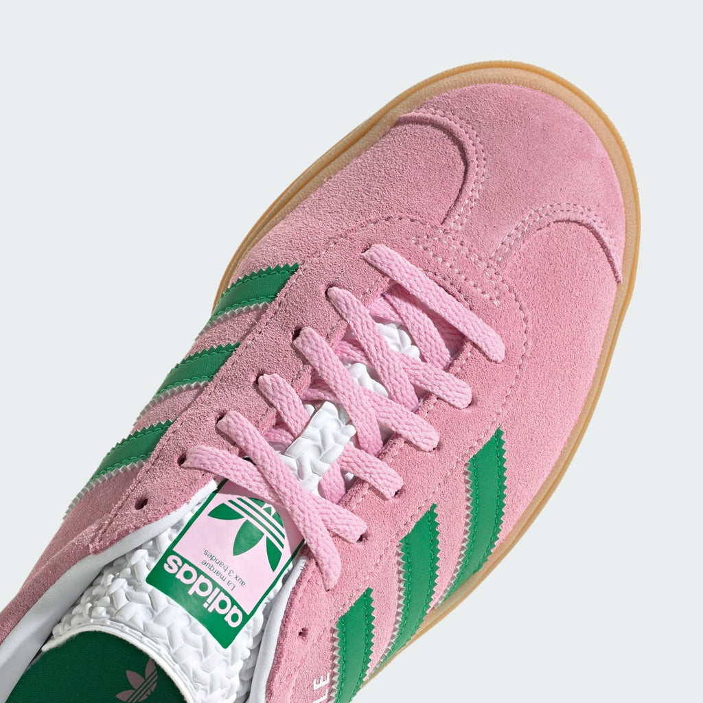 Adidas Women's Gazelle Bold Shoes - True Pink / Green / Cloud White - Image 12