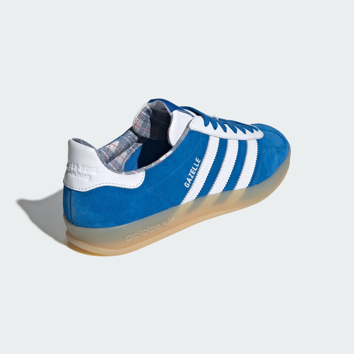 Adidas Men's Gazelle Indoor Mercedes AMG Petronas F1 Team Shoes - Blue Bird / Cloud White / Gum - Image 5
