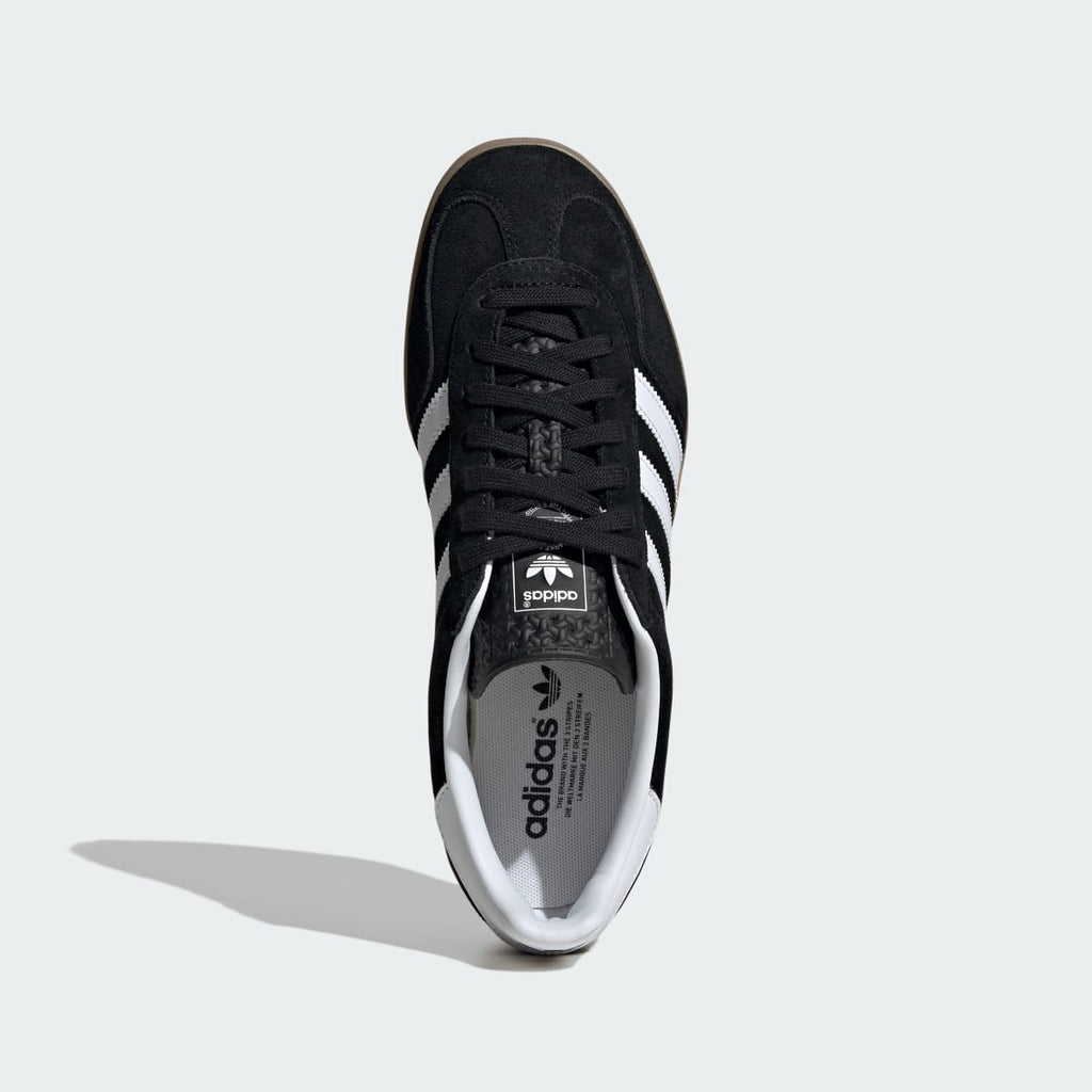 Adidas Men's Gazelle Indoor Shoes - Core Black / Cloud White / Gum - Image 3