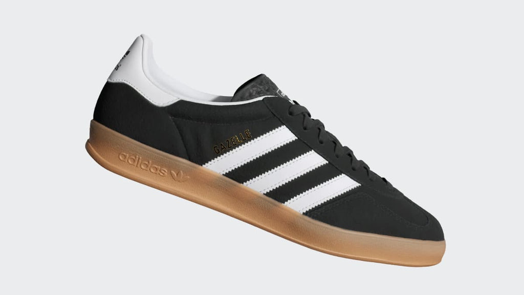 Adidas Men's Gazelle Indoor Shoes - Core Black / Cloud White / Gum - Image 2