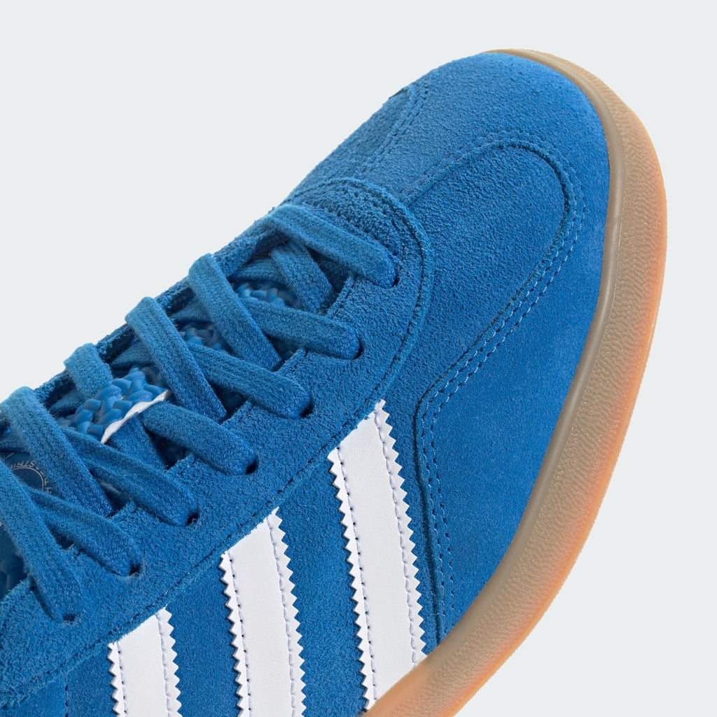 Adidas Women's Gazelle Indoor Shoes - Blue Bird / Cloud White / Gum - Image 11