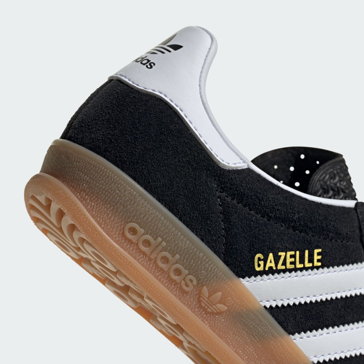 Adidas Kids' Gazelle Indoor Shoes Kids - Core Black / Cloud White / Gum - Image 9