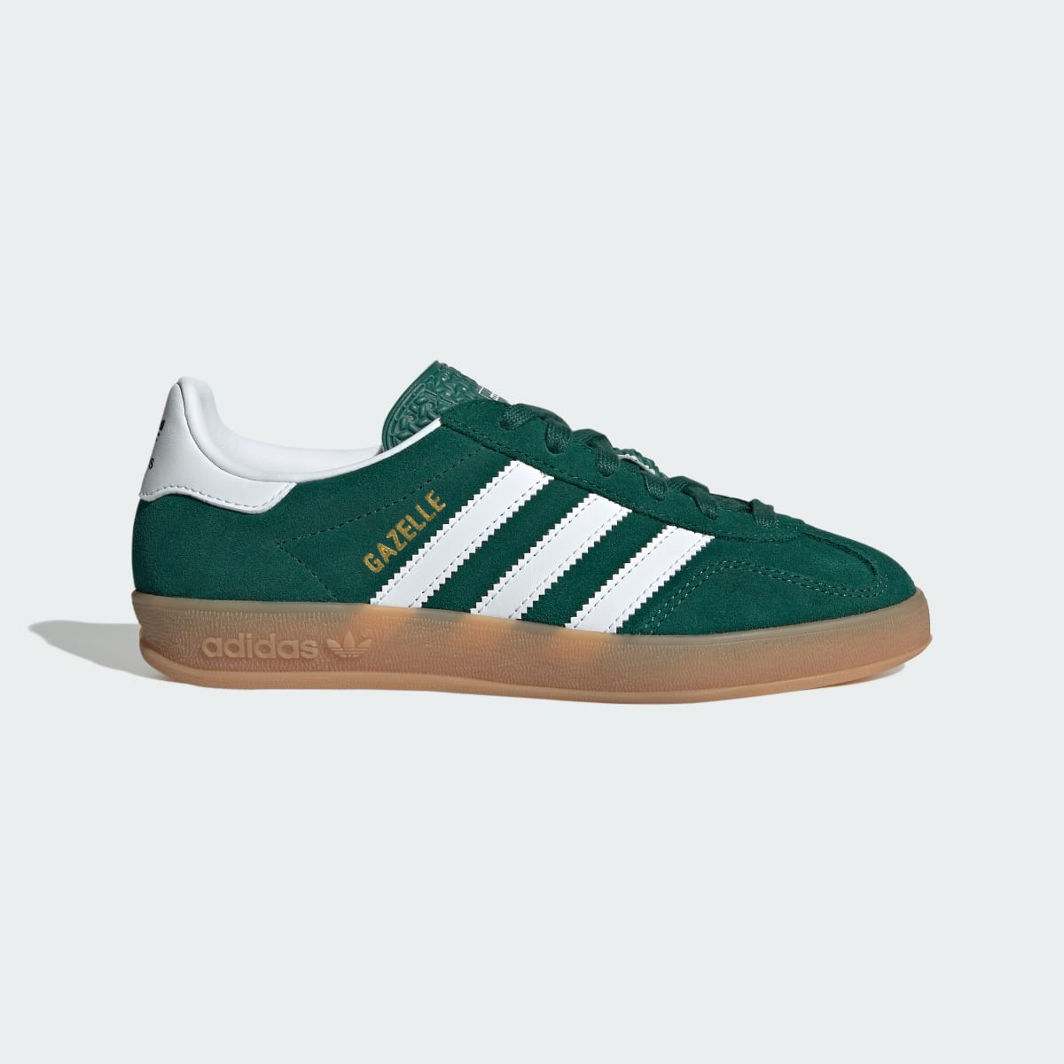 Adidas Kids' Gazelle Indoor Shoes Kids - Collegiate Green / Cloud White / Gum - Image 1