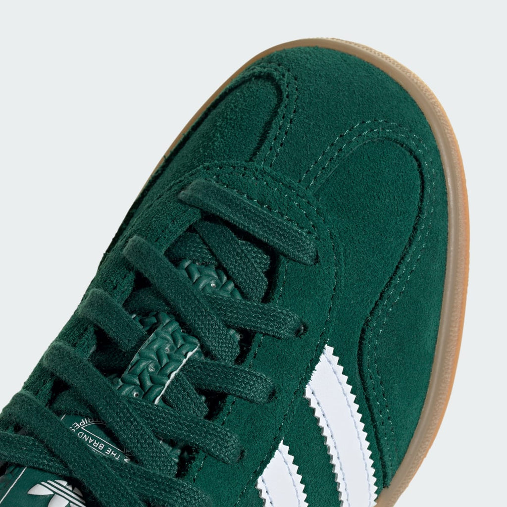 Adidas Kids' Gazelle Indoor Shoes Kids - Collegiate Green / Cloud White / Gum - Image 9