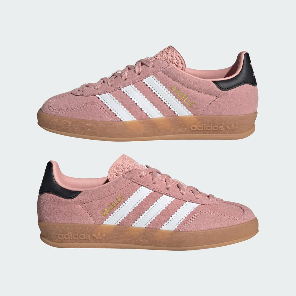 Adidas Kids' Gazelle Indoor Shoes Kids - Wonder Mauve / Cloud White / Core Black - Image 7