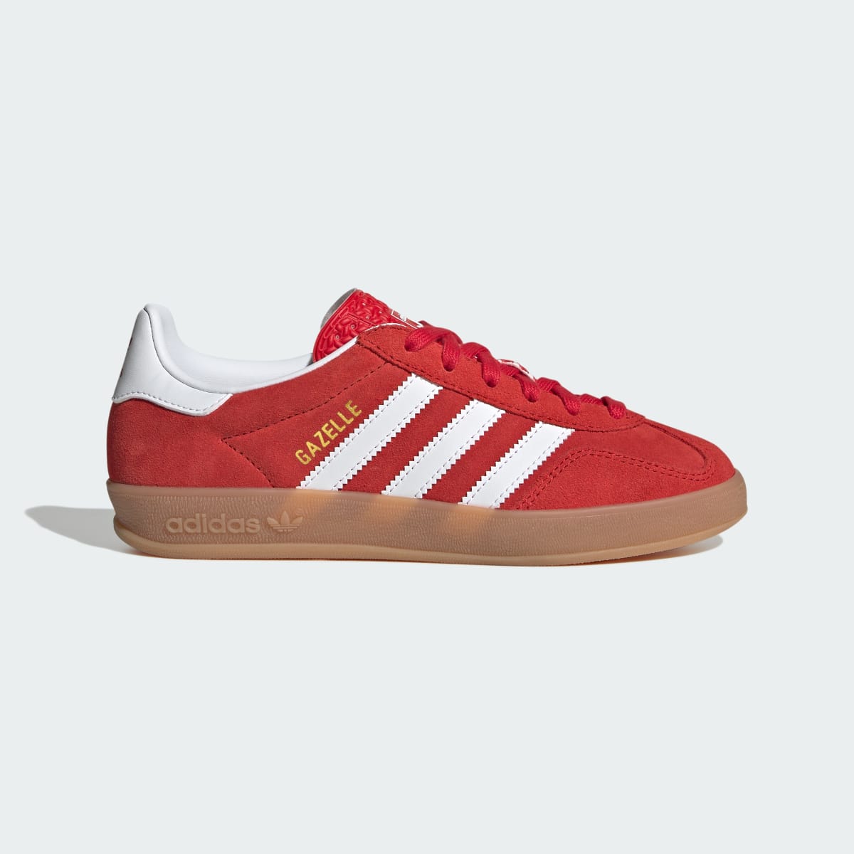 Adidas Kids' Gazelle Indoor Shoes Kids - Better Scarlet / Cloud White / Gum - Image 1