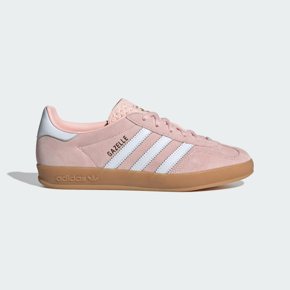 Adidas Women's Gazelle Indoor Shoes - Sandy Pink / Cloud White / Gum - Image 1
