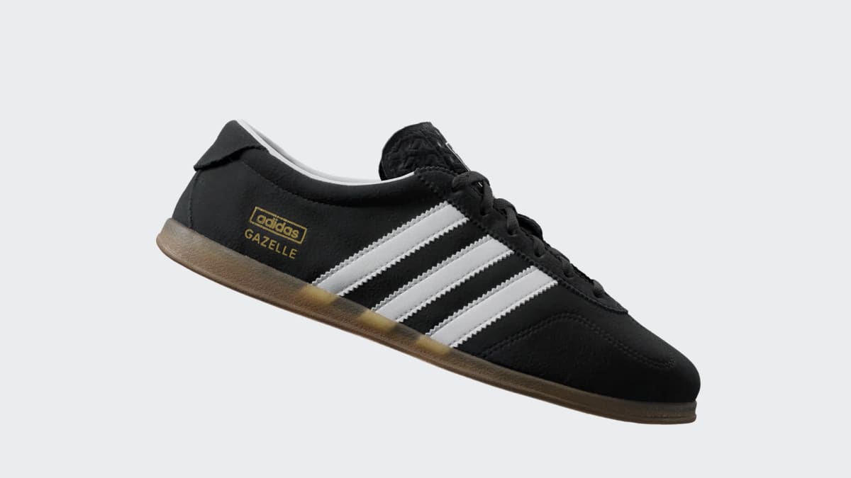 Adidas Women's Gazelle Lo Pro Shoes - Core Black / Cloud White / Gum - Image 2