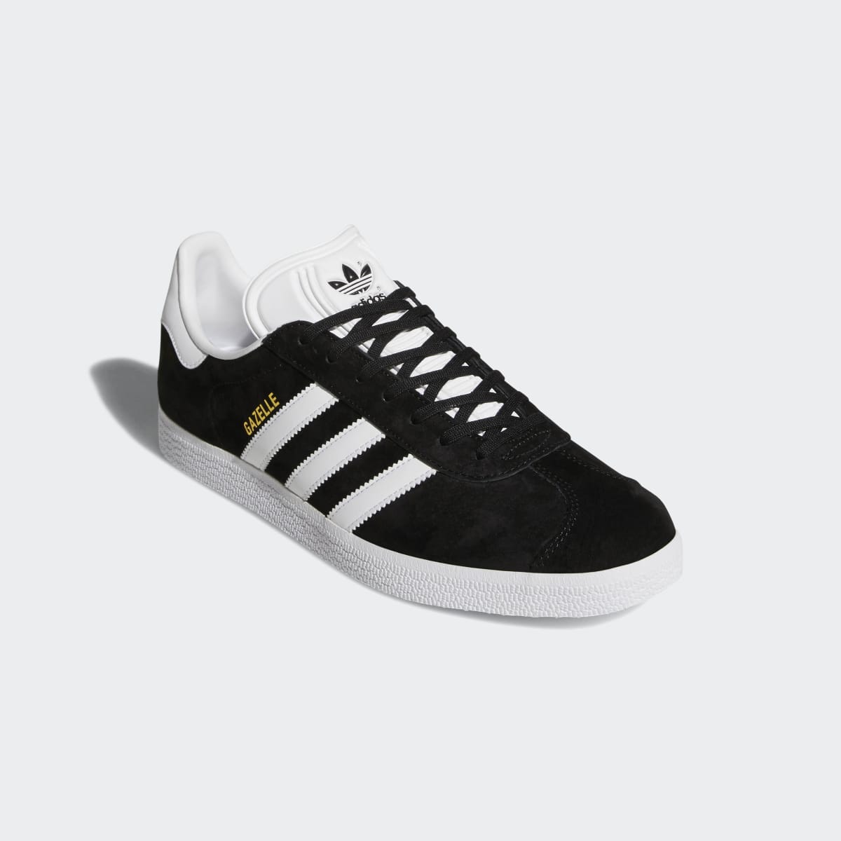 Adidas Women's Gazelle Shoes - Core Black / White / Gold Metallic - Image 6