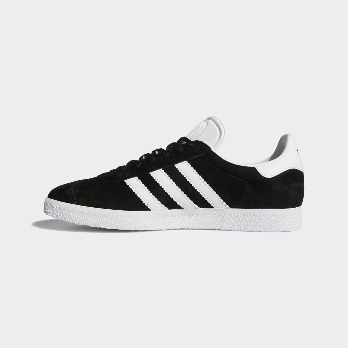 Adidas Women's Gazelle Shoes - Core Black / White / Gold Metallic - Image 8