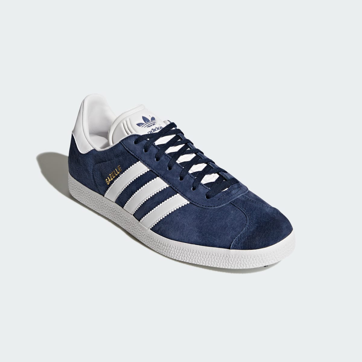 Adidas Women's Gazelle Shoes - Collegiate Navy / White / Gold Metallic - Image 5