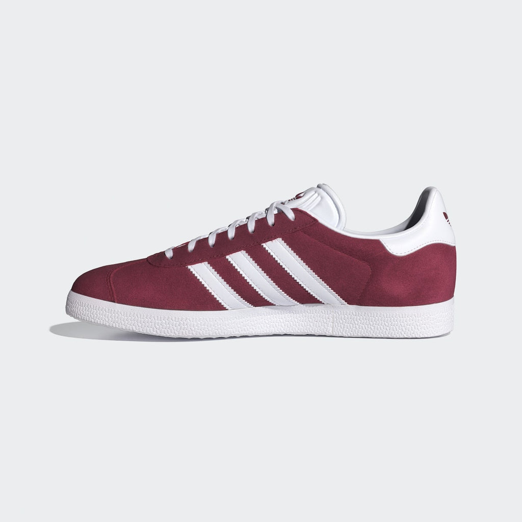 Adidas Men's Gazelle Shoes - Collegiate Burgundy / Cloud White / Gold Metallic - Image 7