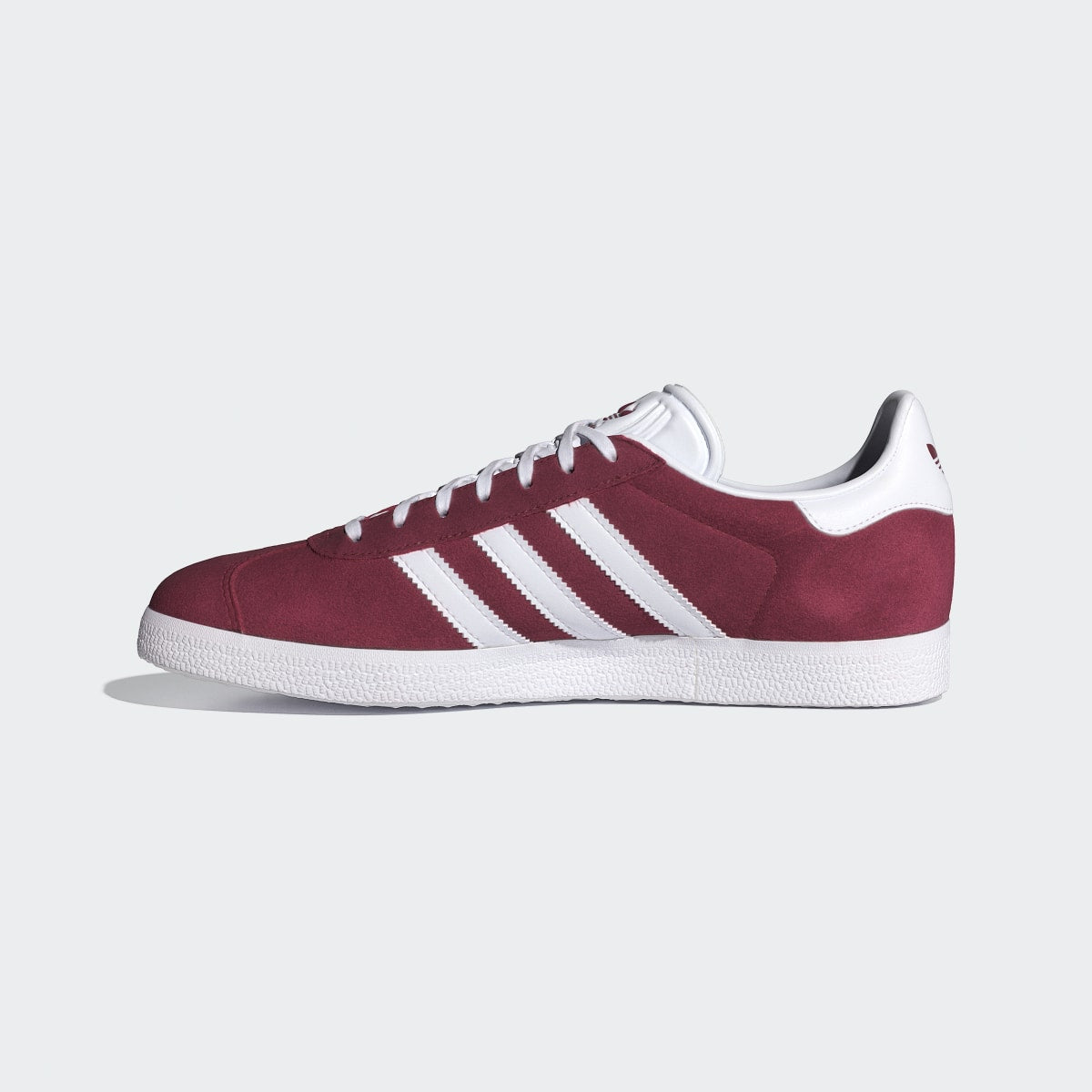 Adidas Men's Gazelle Shoes - Collegiate Burgundy / Cloud White / Gold Metallic - Image 7