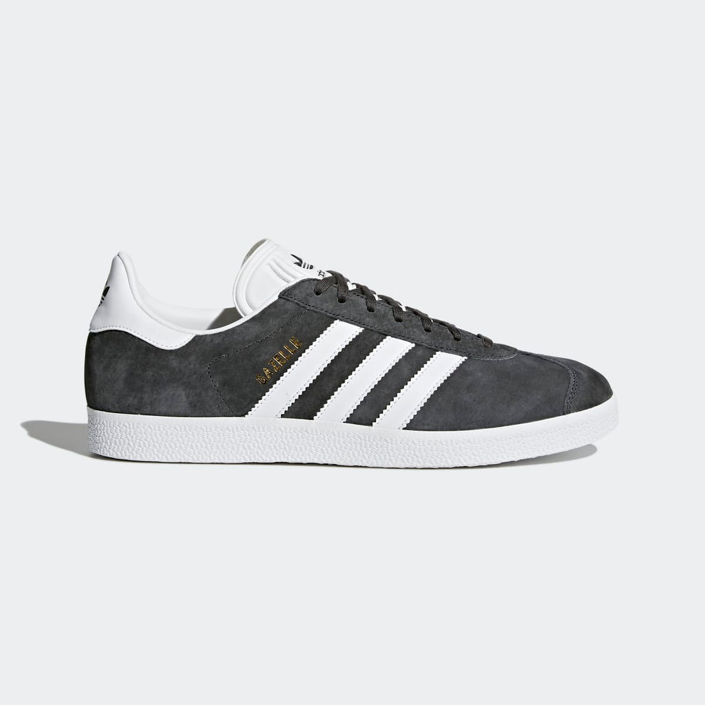 Adidas Men's Gazelle Shoes - Dgh Solid Grey / White / Gold Metallic - Image 1