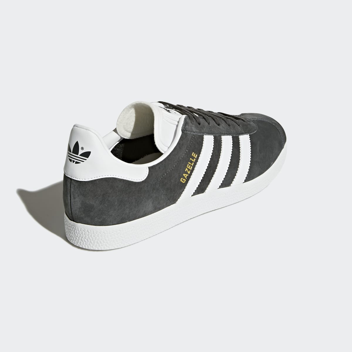 Adidas Women's Gazelle Shoes - Dgh Solid Grey / White / Gold Metallic - Image 6