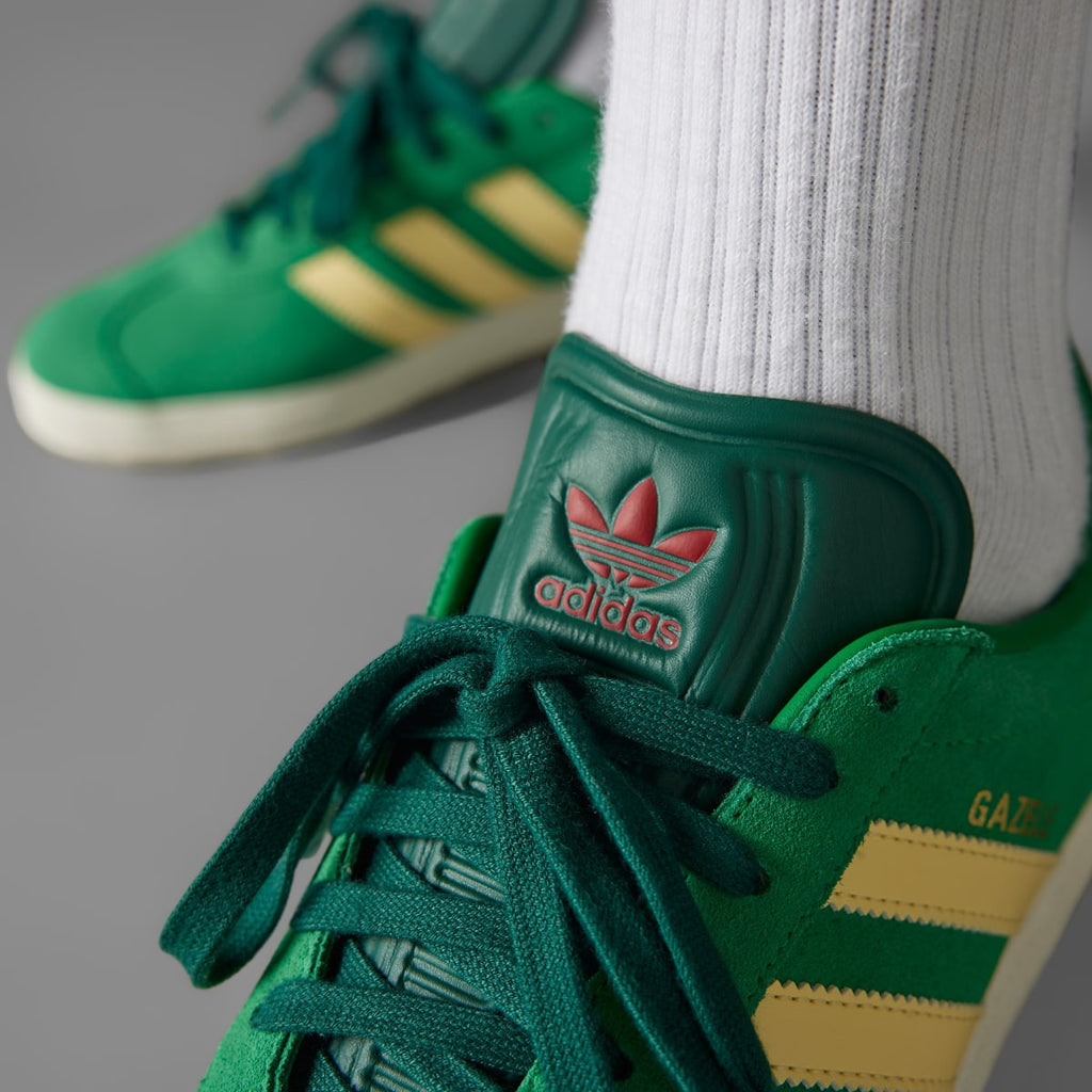 Adidas Women's Gazelle Spikeless Golf Shoes - Green / Almost Yellow / Collegiate Green - Image 9