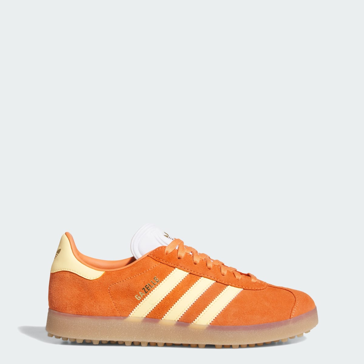 Adidas Men's Gazelle Spikeless Golf Shoes - Dusky Orange / Ice Tangerine / Cloud White - Image 1
