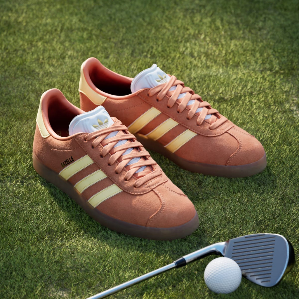 Adidas Men's Gazelle Spikeless Golf Shoes - Dusky Orange / Ice Tangerine / Cloud White - Image 5