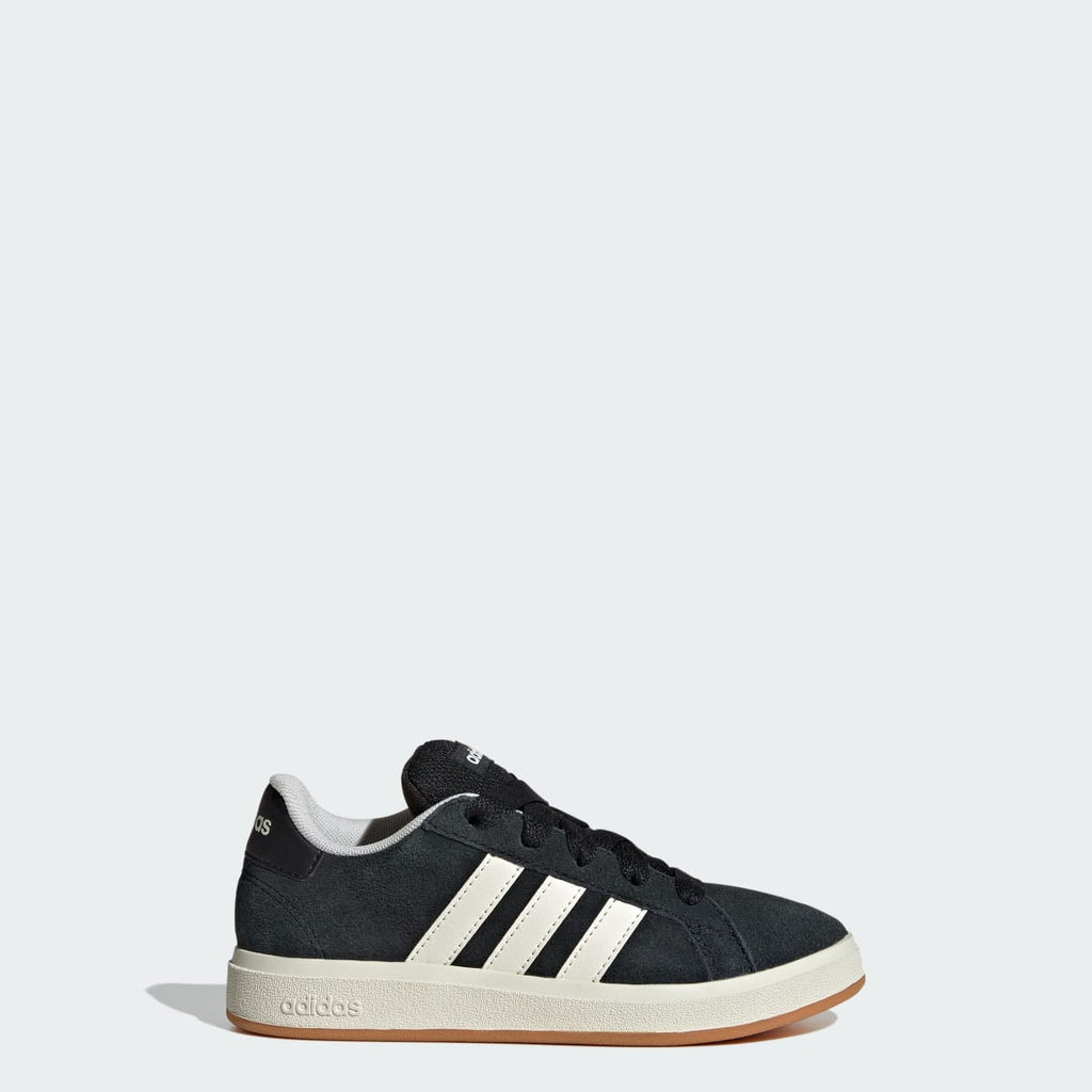 Adidas Kids' Grand Court 00s Shoes Kids - Core Black / Off White / Gum - Image 1