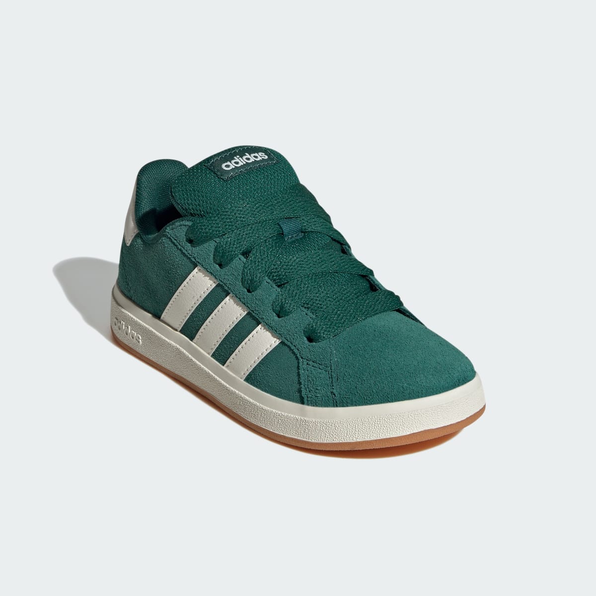 Adidas Kids' Grand Court 00s Shoes Kids - Collegiate Green / Off White / Gum - Image 5