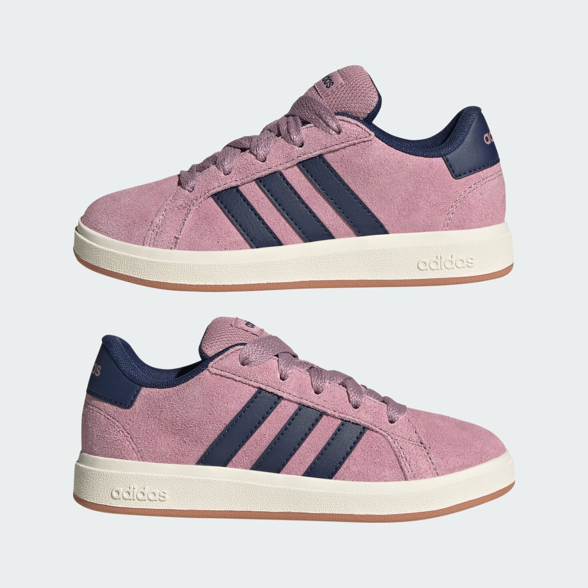 Adidas Kids' Grand Court 00s Shoes Kids - Magic Mauve / Night Indigo / Magic Mauve - Image 7