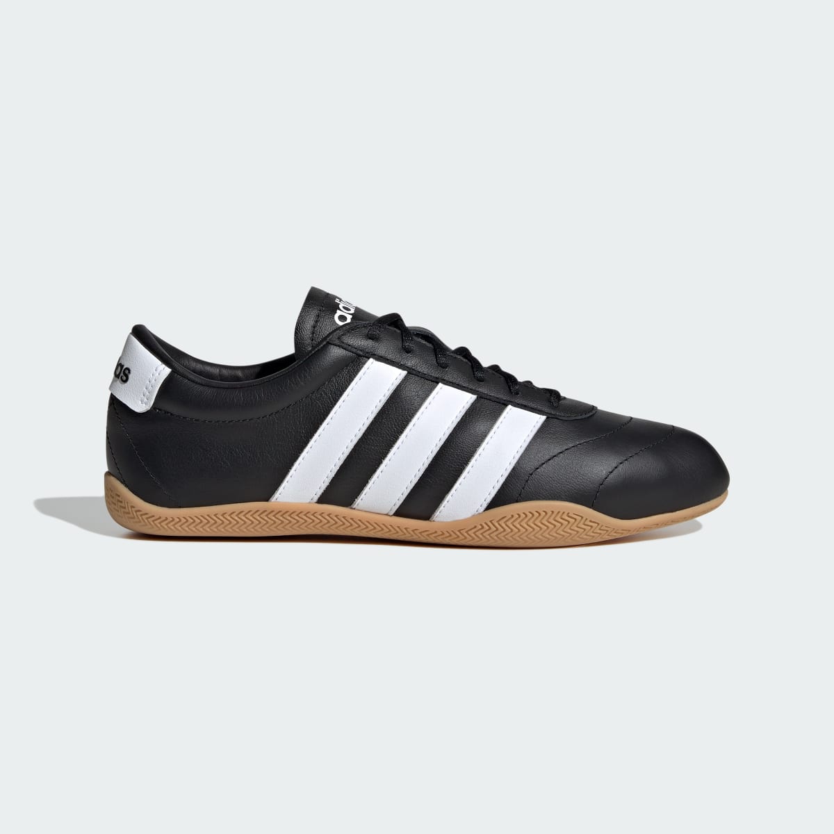 Adidas Women's Grand Court Lo Shoes - Core Black / Cloud White / Gum - Image 1