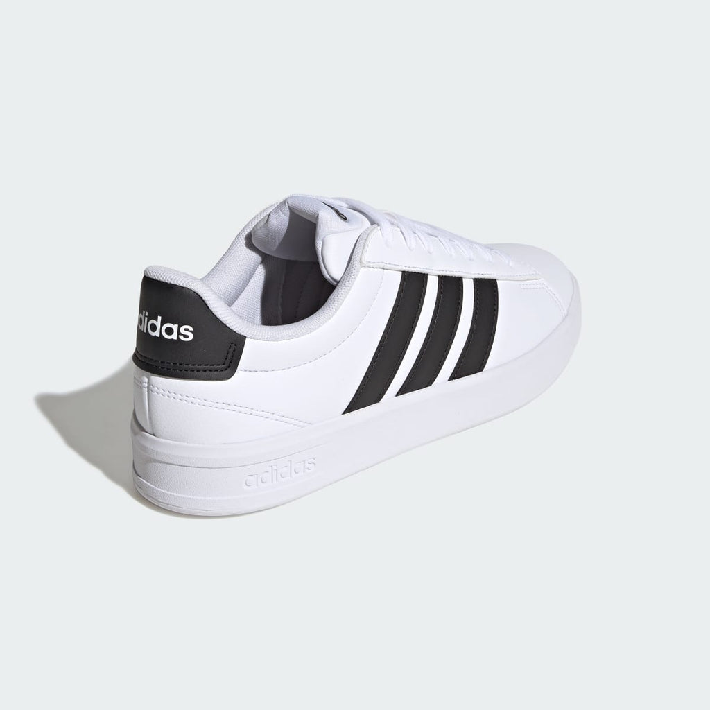Adidas Men's Grand Court Shoes - Cloud White / Core Black / Cloud White - Image 5