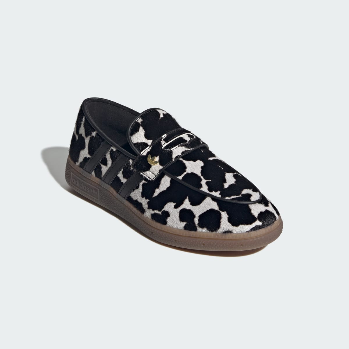 Adidas Women's HANDBALL SPEZIAL LOAFER SHOES - Supplier Colour / Core Black / Gold Metallic - Image 4