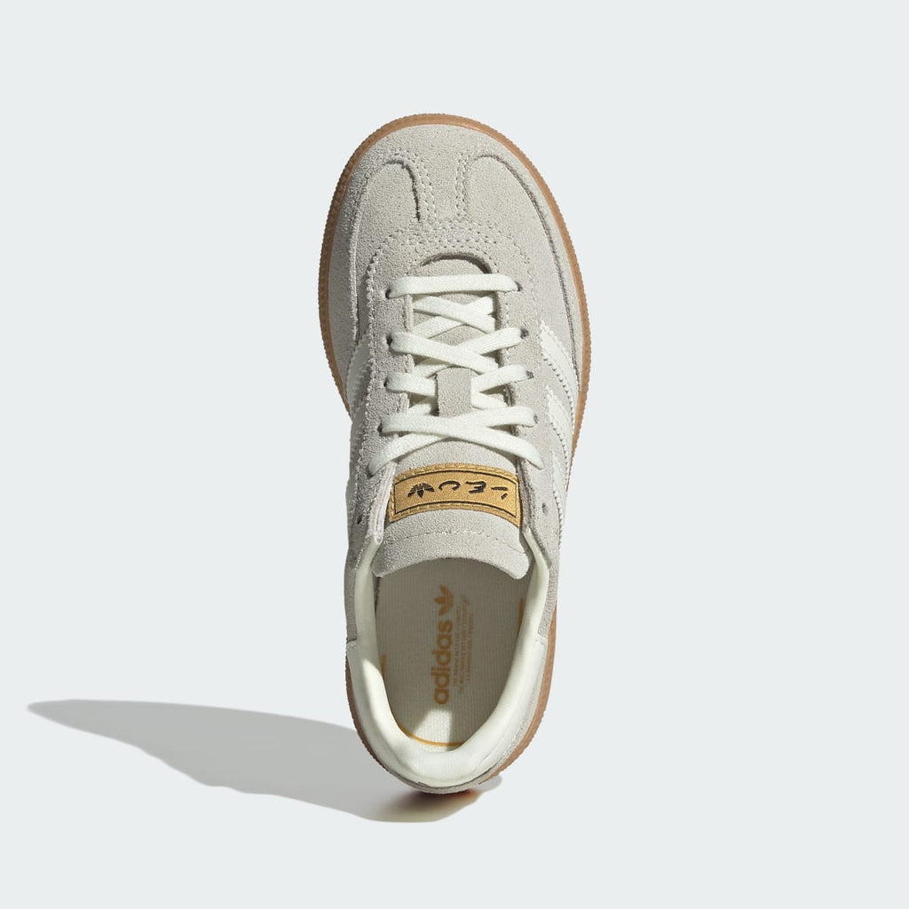 Adidas Kids' HANDBALL SPEZIAL MESSI Shoes - Ivory / Ivory / Gold Metallic - Image 3