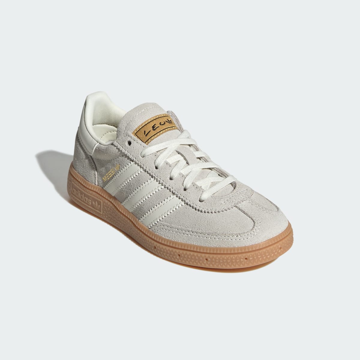 Adidas Kids' HANDBALL SPEZIAL MESSI Shoes - Ivory / Ivory / Gold Metallic - Image 5