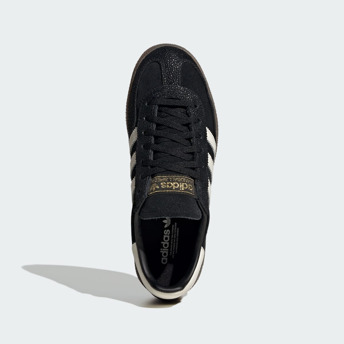 Adidas Women's HANDBALL SPEZIAL SHOES - Core Black / Cloud White / Gold Metallic - Image 2