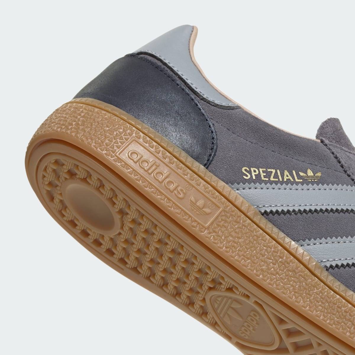 Adidas Women's HANDBALL SPEZIAL SHOES - Onix / Halo Silver / Gum - Image 7